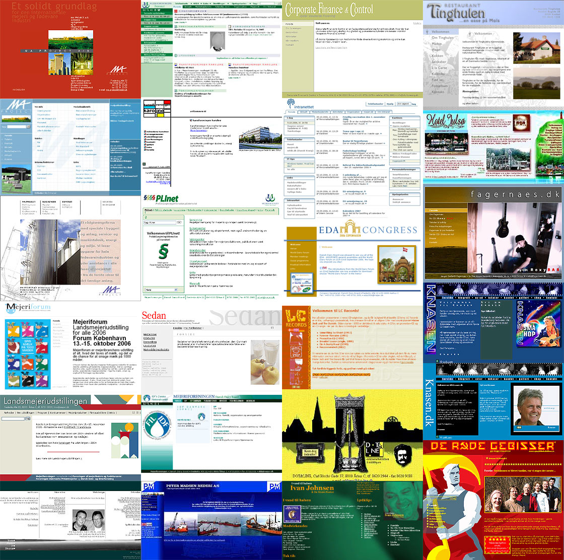 Intranets, extranets, kampagnesites, etc.