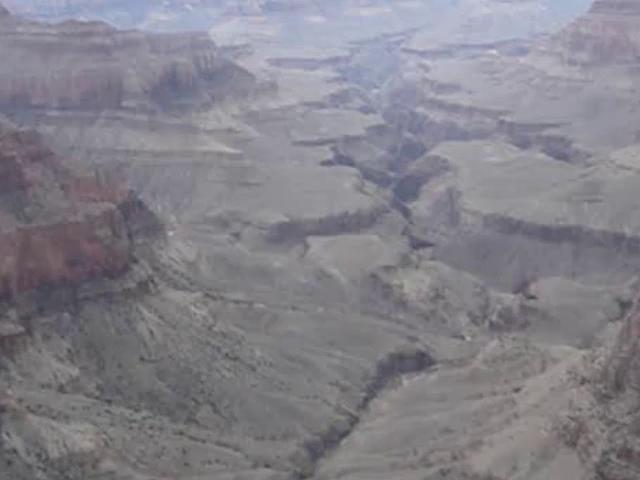 I helikopter over Grand Canyon